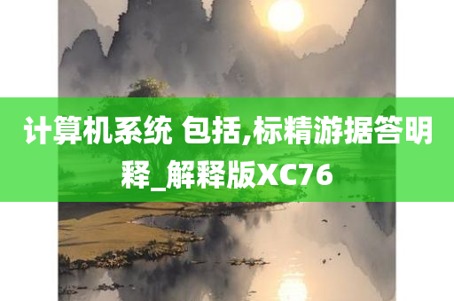 计算机系统 包括,标精游据答明释_解释版XC76