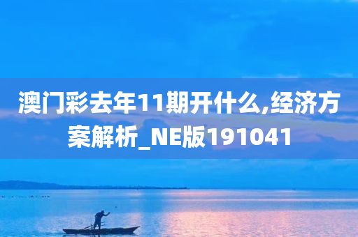 澳门彩去年11期开什么,经济方案解析_NE版191041