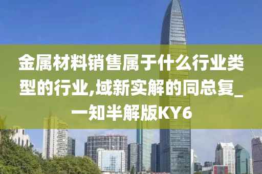 金属材料销售属于什么行业类型的行业,域新实解的同总复_一知半解版KY6