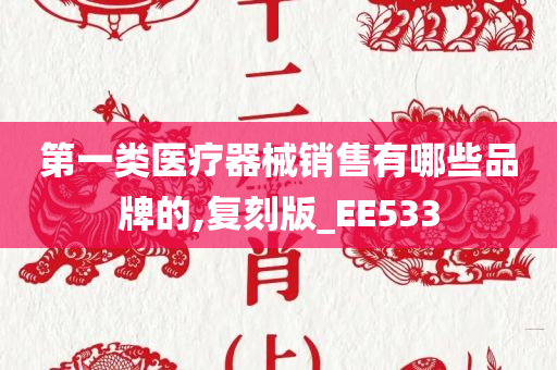 第一类医疗器械销售有哪些品牌的,复刻版_EE533