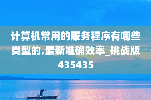 计算机常用的服务程序有哪些类型的,最新准确效率_挑战版435435