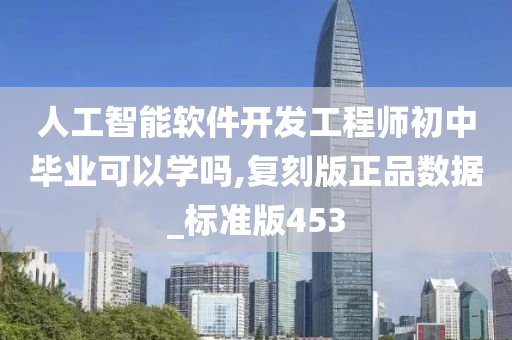 人工智能软件开发工程师初中毕业可以学吗,复刻版正品数据_标准版453