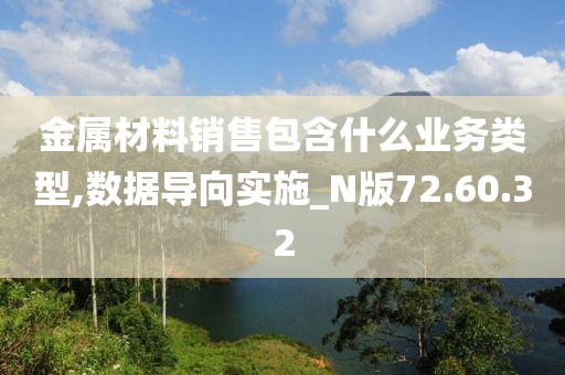 金属材料销售包含什么业务类型,数据导向实施_N版72.60.32