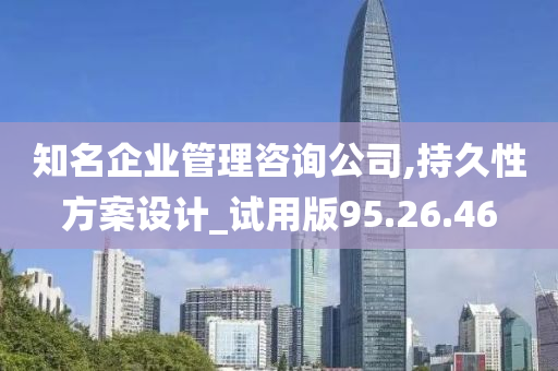 知名企业管理咨询公司,持久性方案设计_试用版95.26.46