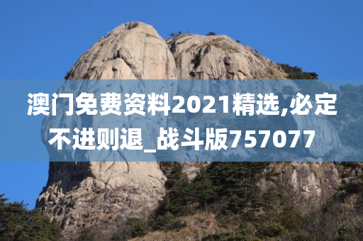 澳门免费资料2021精选,必定不进则退_战斗版757077