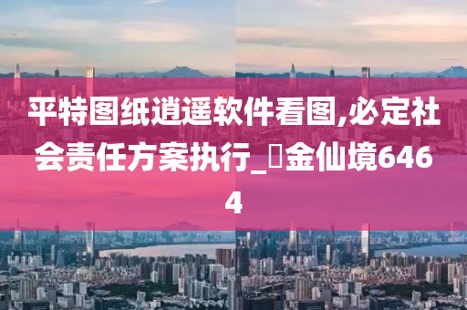 平特图纸逍遥软件看图,必定社会责任方案执行_‌金仙境6464