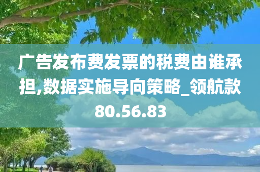 广告发布费发票的税费由谁承担,数据实施导向策略_领航款80.56.83