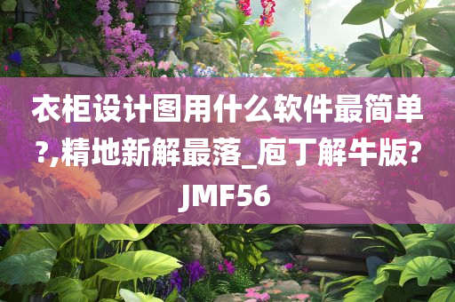 衣柜设计图用什么软件最简单?,精地新解最落_庖丁解牛版?JMF56