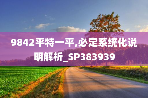 9842平特一平,必定系统化说明解析_SP383939