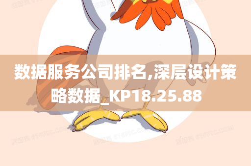 数据服务公司排名,深层设计策略数据_KP18.25.88