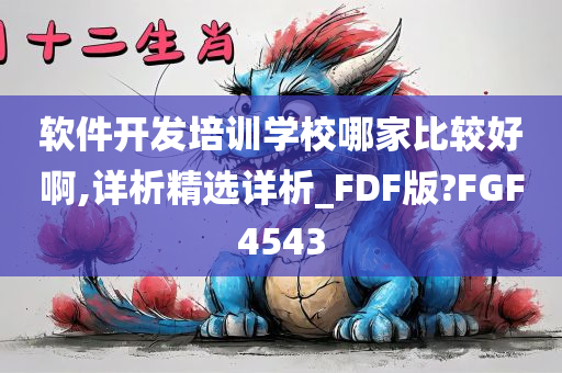 软件开发培训学校哪家比较好啊,详析精选详析_FDF版?FGF4543