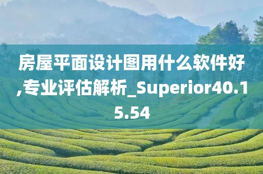 房屋平面设计图用什么软件好,专业评估解析_Superior40.15.54