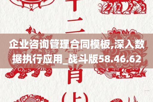 企业咨询管理合同模板,深入数据执行应用_战斗版58.46.62