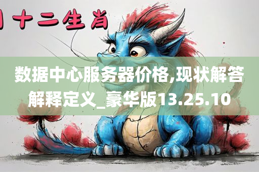 数据中心服务器价格,现状解答解释定义_豪华版13.25.10