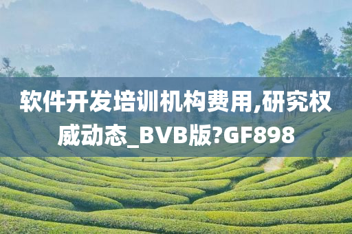 软件开发培训机构费用,研究权威动态_BVB版?GF898