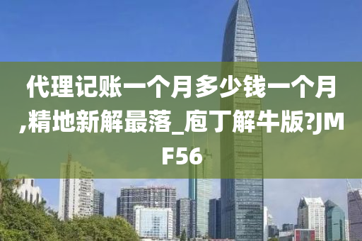 代理记账一个月多少钱一个月,精地新解最落_庖丁解牛版?JMF56