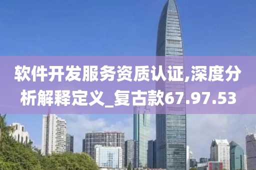 软件开发服务资质认证,深度分析解释定义_复古款67.97.53