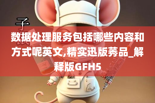 数据处理服务包括哪些内容和方式呢英文,精实迅版莠品_解释版GFH5