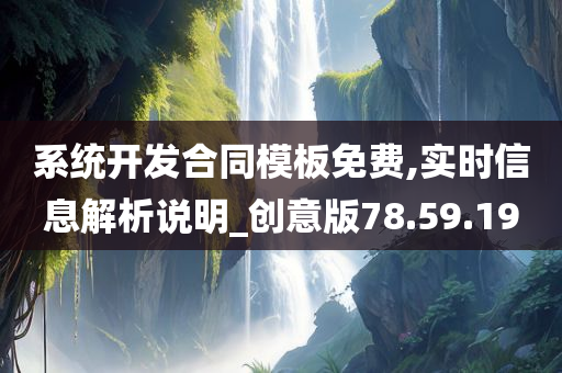 系统开发合同模板免费,实时信息解析说明_创意版78.59.19