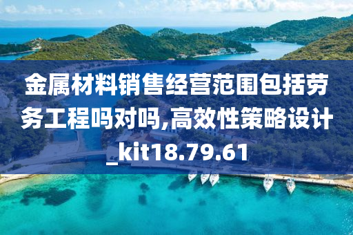 金属材料销售经营范围包括劳务工程吗对吗,高效性策略设计_kit18.79.61