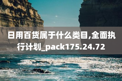 日用百货属于什么类目,全面执行计划_pack175.24.72