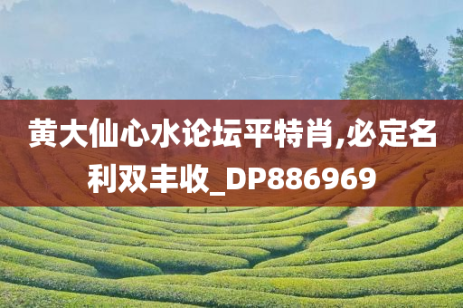 黄大仙心水论坛平特肖,必定名利双丰收_DP886969