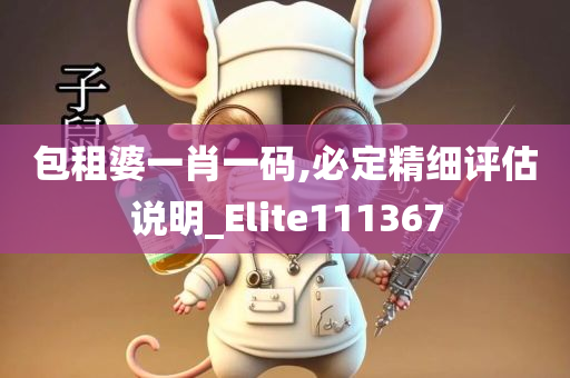 包租婆一肖一码,必定精细评估说明_Elite111367