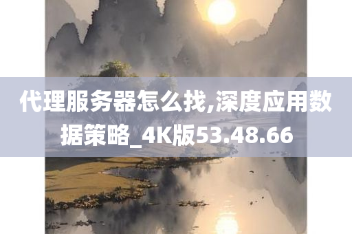 代理服务器怎么找,深度应用数据策略_4K版53.48.66