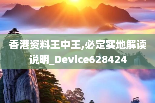 香港资料王中王,必定实地解读说明_Device628424