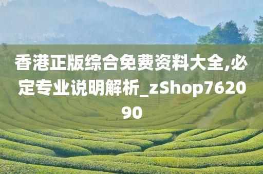 香港正版综合免费资料大全,必定专业说明解析_zShop762090