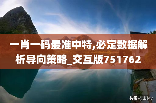 一肖一码最准中特,必定数据解析导向策略_交互版751762