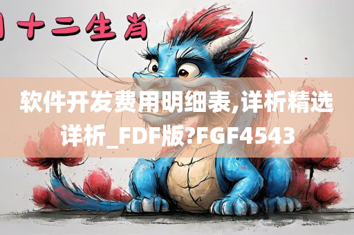 软件开发费用明细表,详析精选详析_FDF版?FGF4543