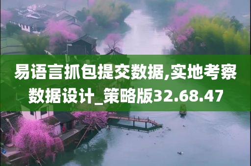 易语言抓包提交数据,实地考察数据设计_策略版32.68.47