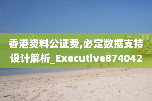 香港资料公证费,必定数据支持设计解析_Executive874042