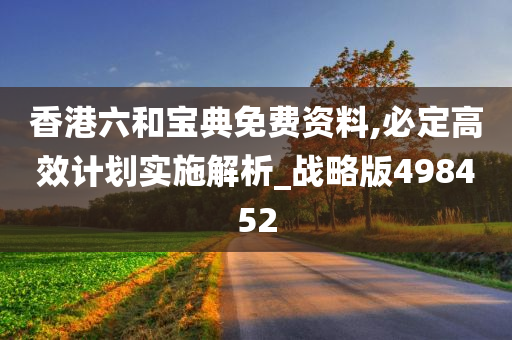 香港六和宝典免费资料,必定高效计划实施解析_战略版498452