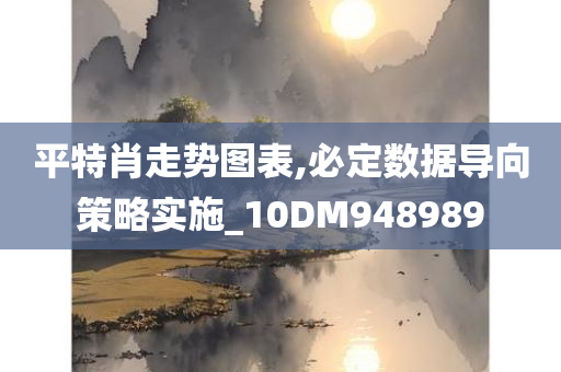 平特肖走势图表,必定数据导向策略实施_10DM948989