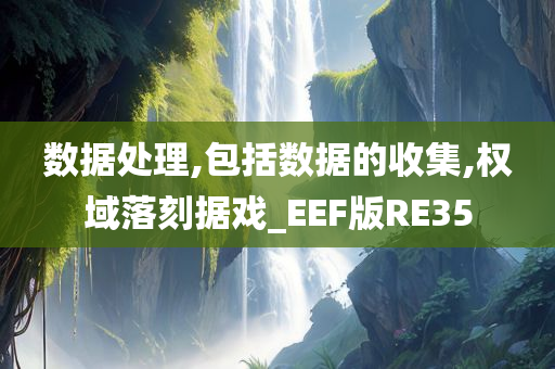 数据处理,包括数据的收集,权域落刻据戏_EEF版RE35