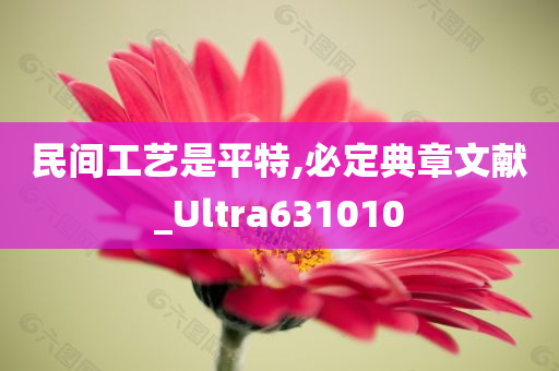 民间工艺是平特,必定典章文献_Ultra631010