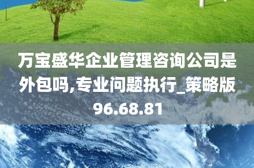 万宝盛华企业管理咨询公司是外包吗,专业问题执行_策略版96.68.81