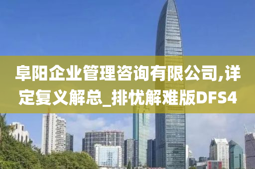 阜阳企业管理咨询有限公司,详定复义解总_排忧解难版DFS4