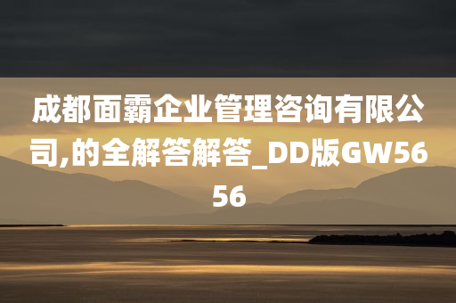 成都面霸企业管理咨询有限公司,的全解答解答_DD版GW5656