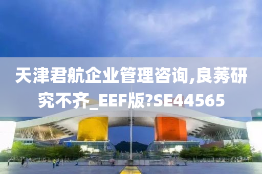 天津君航企业管理咨询,良莠研究不齐_EEF版?SE44565