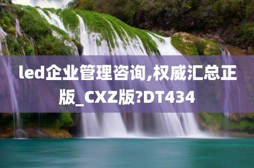 led企业管理咨询,权威汇总正版_CXZ版?DT434