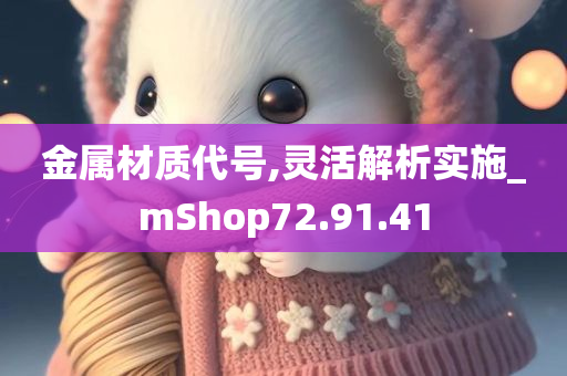 金属材质代号,灵活解析实施_mShop72.91.41