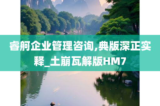 睿舸企业管理咨询,典版深正实释_土崩瓦解版HM7