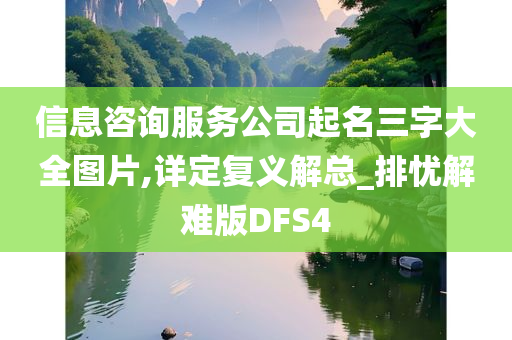 信息咨询服务公司起名三字大全图片,详定复义解总_排忧解难版DFS4