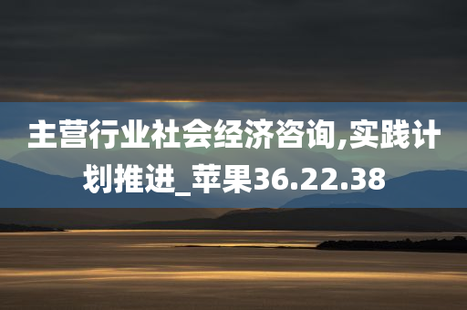 主营行业社会经济咨询,实践计划推进_苹果36.22.38