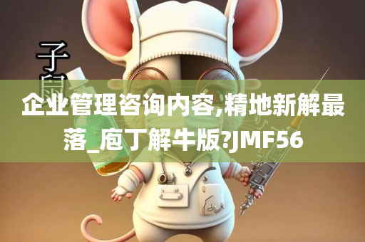 企业管理咨询内容,精地新解最落_庖丁解牛版?JMF56