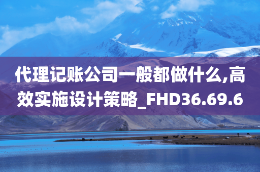 代理记账公司一般都做什么,高效实施设计策略_FHD36.69.60