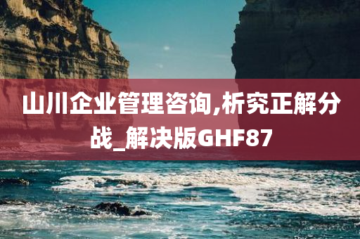 山川企业管理咨询,析究正解分战_解决版GHF87